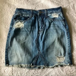 Denim / jean skirt